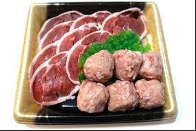 国産あい鴨もも肉鍋セット（あい鴨だんご）1280円/200g