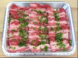 輸入牛バラ焼肉用 248円/100g
