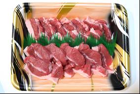 豪州産ラム肩焼肉用 358円/100ｇ