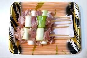 国産若鶏ねぎま串 498円/5本